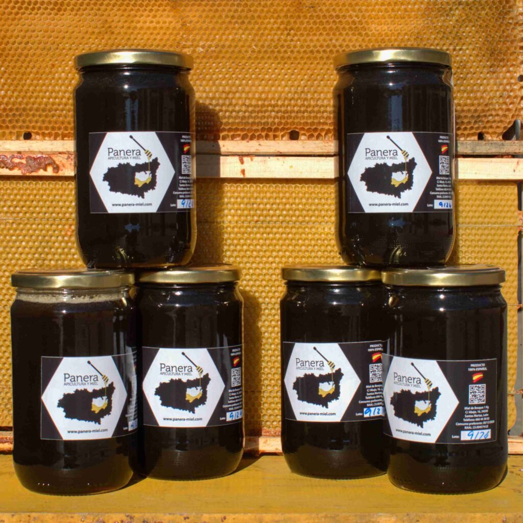 Pack de 6 botes de miel de bosque